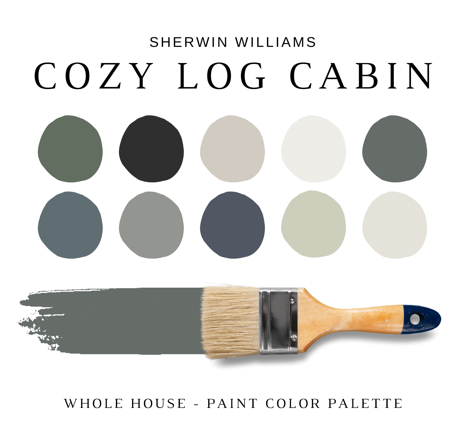 Sherwin Williams Log Cabin Color Palette Nish