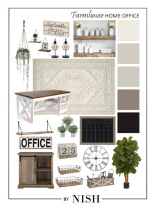 modern farmhouse home office