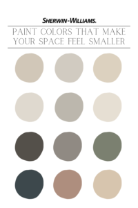 Sherwin Williams paint colors that make a room look smaller