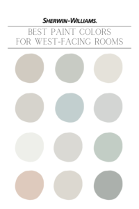 Best SHERWIN WILLIAMS colors for west-facing rooms