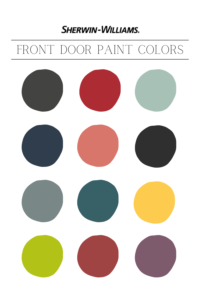 SHERWIN WILLIAMS FRONT DOOR COLORS