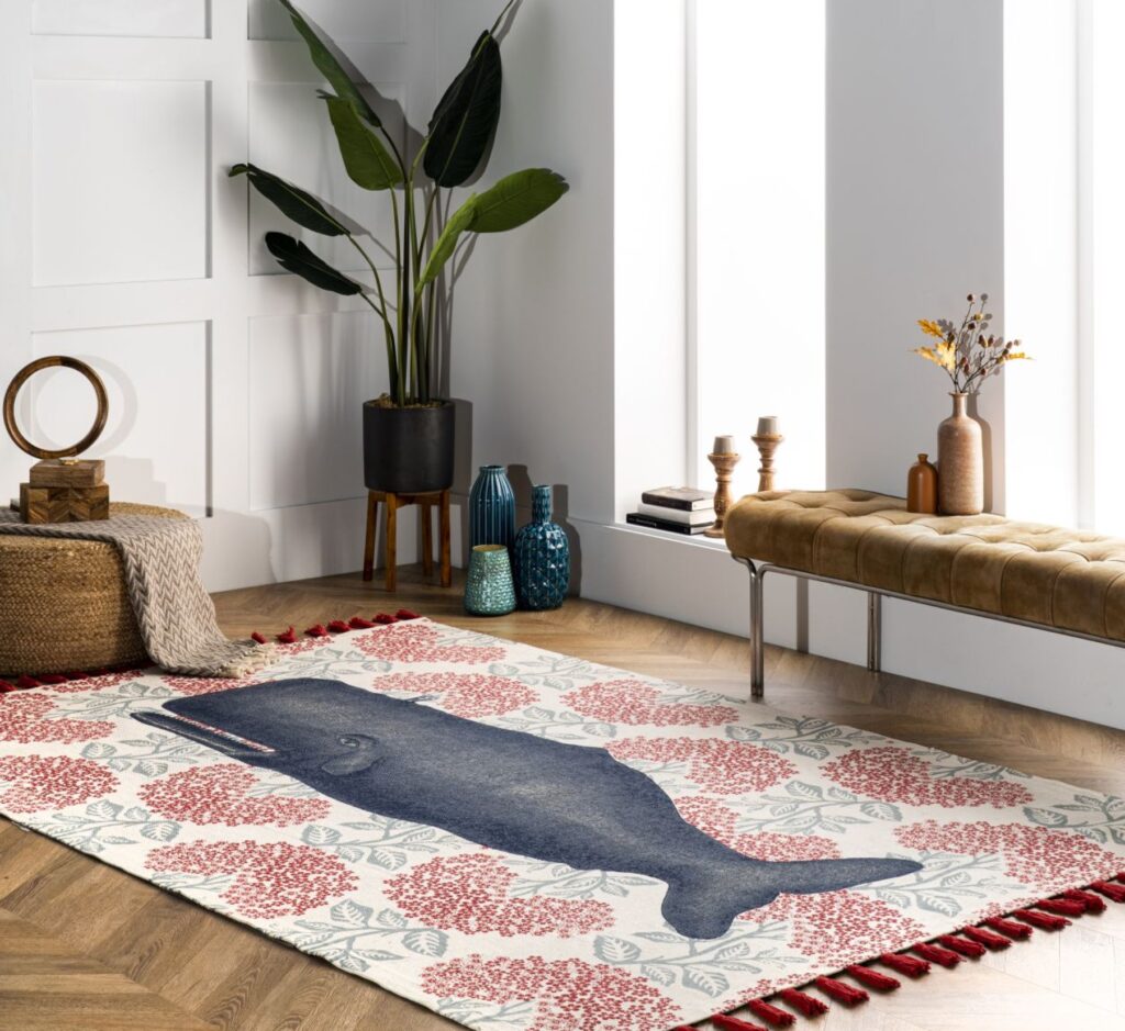Rectangle Rug Beach 15 Coastal Rugs - Best Rug For Beach House - NISH E-Design