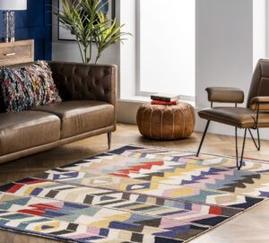 Wool-Geometric-Area-Rug