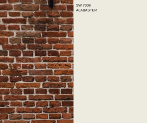 paint colors that compliment red brick