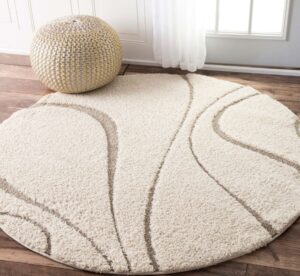Cream-Shaggy-Nordic-Rug