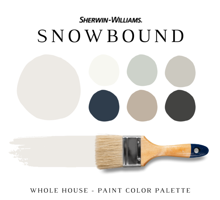 Sherwin Williams SNOWBOUND Color Palette