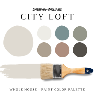 Sherwin Williams CITY LOFT Color Palette