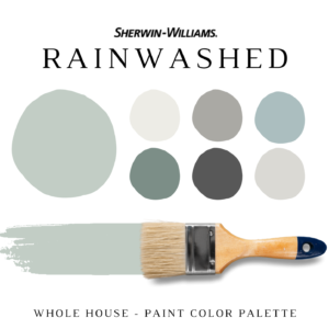 Sherwin Williams RAINWASHED Color Palette