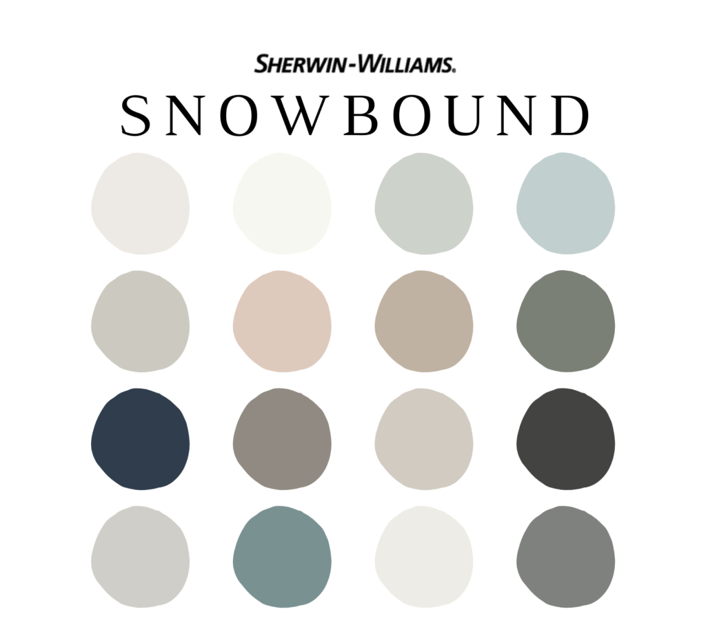 Sherwin Williams SNOWBOUND Color Palette - NISH