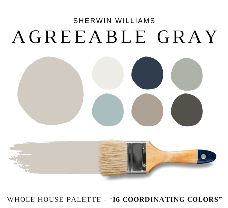 Sherwin Williams AGREEABLE GRAY Color Palette