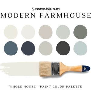 Sherwin Williams MODERN FARMHOUSE Color Palette