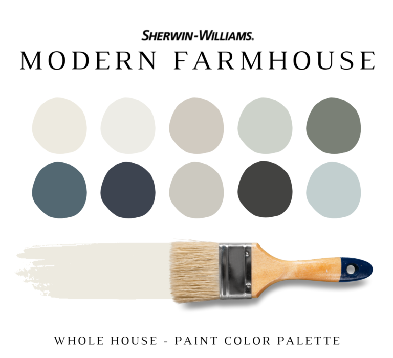 Sherwin Williams MODERN FARMHOUSE Color Palette