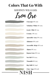 Colors-that-go-with-sherwin-williams-iron-ore