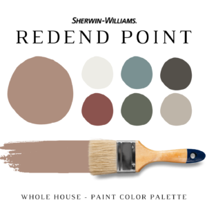 Sherwin Williams REDEND POINT Color Palette