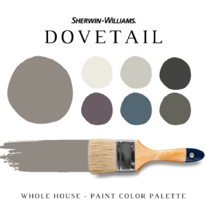 Sherwin Williams DOVETAIL Color Palette