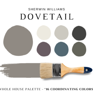 Sherwin Williams DOVETAIL Color Palette