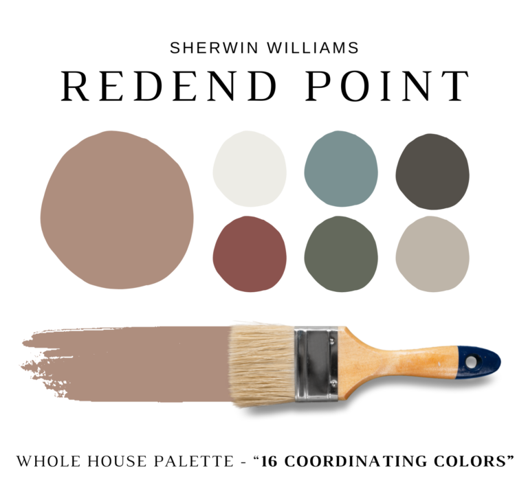Sherwin Williams REDEND POINT Color Palette