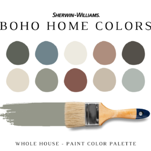 Sherwin Williams BOHO HOME Color Palette