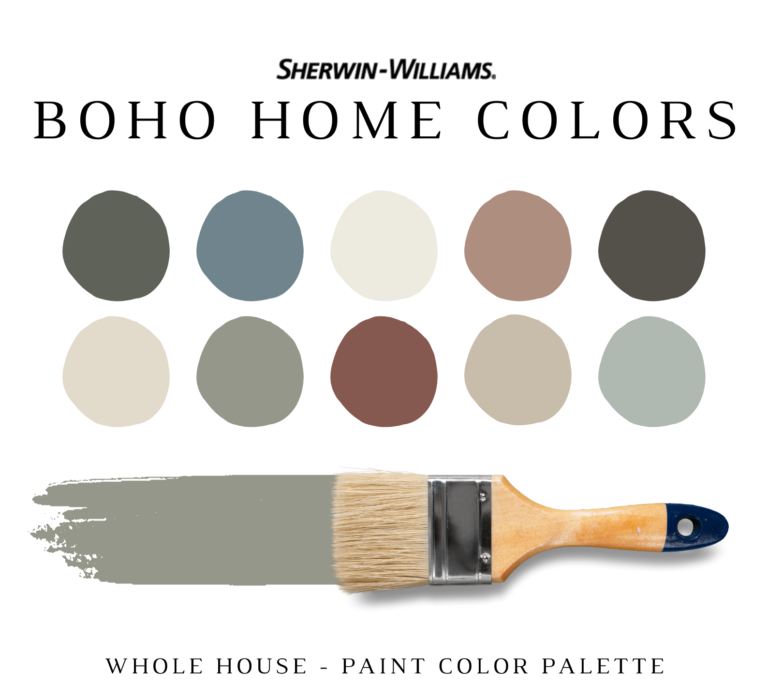 Sherwin Williams BOHO HOME Color Palette