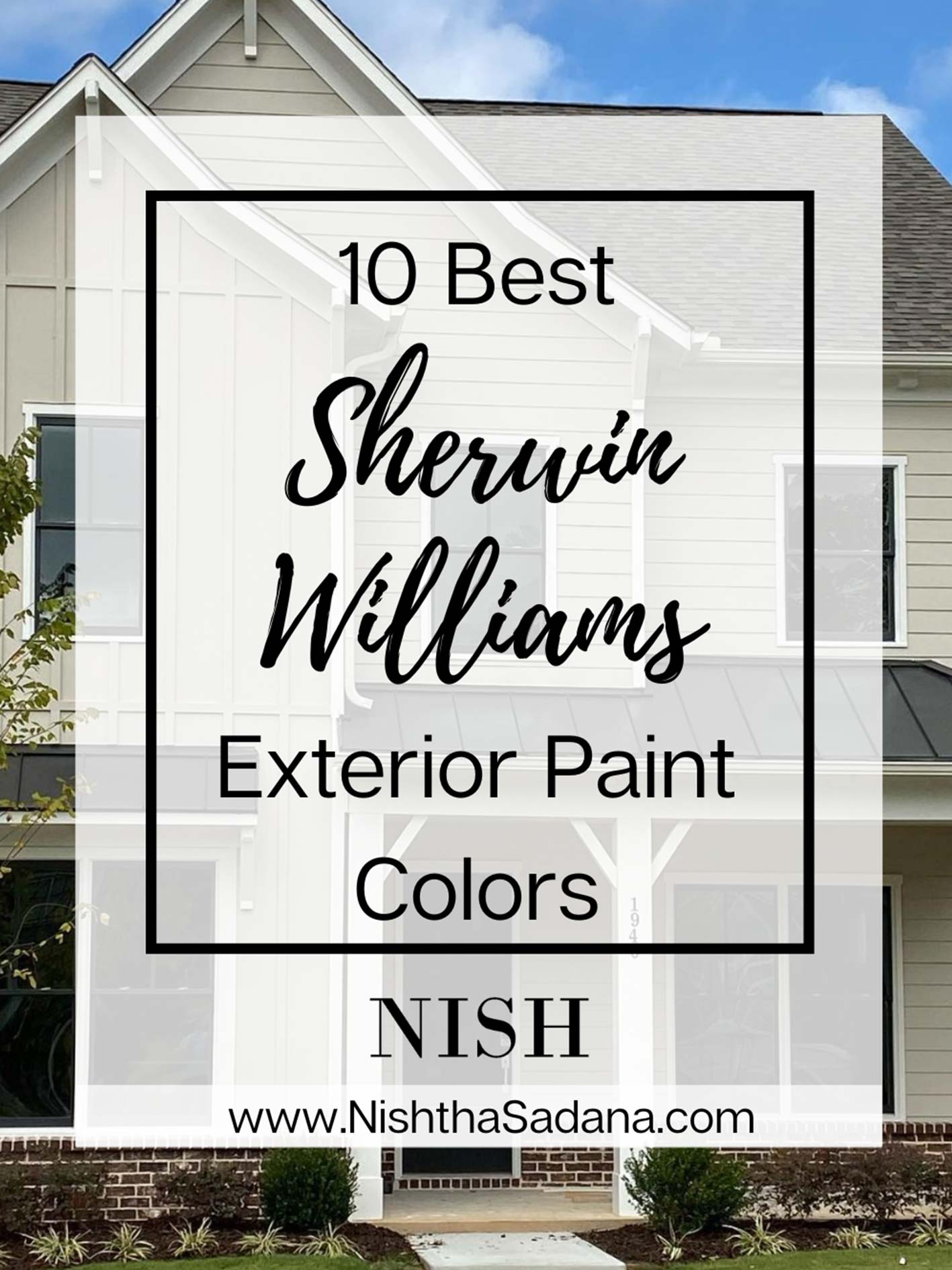 10 Best Sherwin Williams Exterior Paint Colors NISH