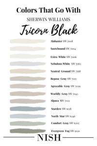 Colors-that-go-with-sherwin-williams-tricorn-black