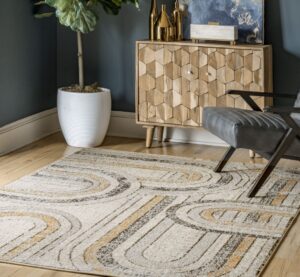 black-couch-black-rug