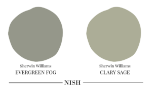 Sherwin-williams-clary-sage-vs-evergreen-fog