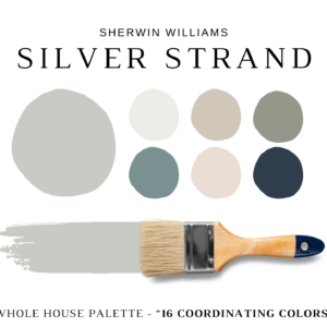 Sherwin Williams SILVER STRAND Color Palette