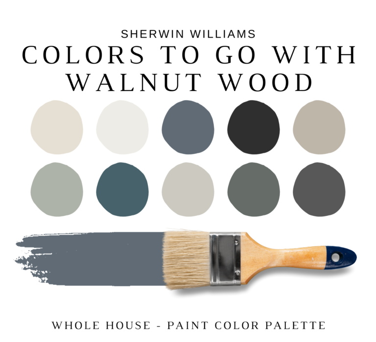 Sherwin Williams WALNUT WOOD COLOR PALETTE