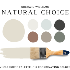 Sherwin Williams NATURAL CHOICE Color Palette