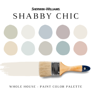 Sherwin Williams SHABBY CHIC Color Palette