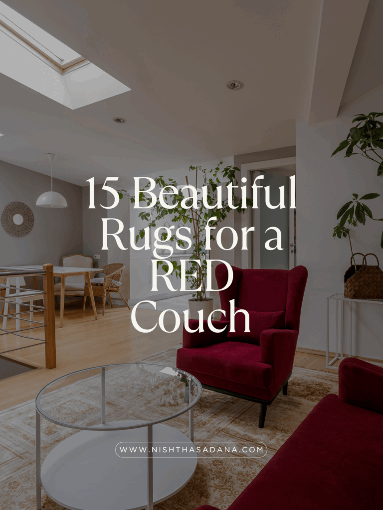 RUGS FOR A RED COUCH