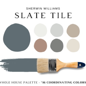 Sherwin Williams SLATE TILE Color Palette