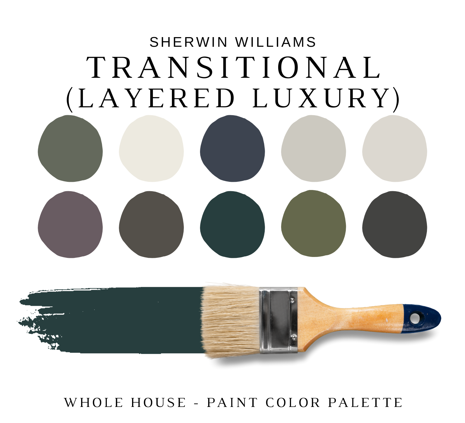 Sherwin Williams TRANSITIONAL Color Palette - NISH