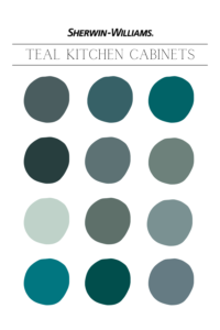 Best-SHERWIN-WILLIAMS-teal-kitchen-cabinets