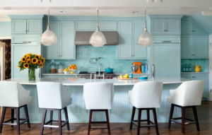 blue kitchen cabinet ideas