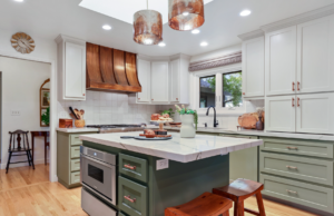 sherwin-williams-green-kitchen-cabinets