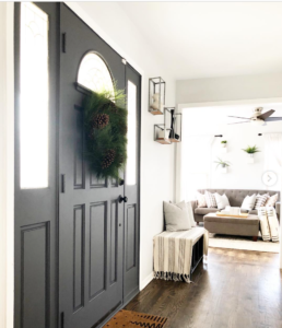 sherwin-williams-peppercorn-interior-door