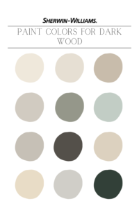 Sherwin Williams Paint Colors for Dark Wood
