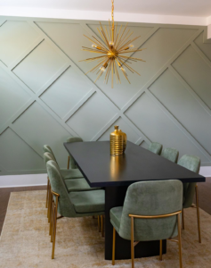 Have a look at my list of the 12 best Sherwin Williams paint colors for dark wood - evergreen fog