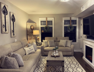 Have a look at my list of the 12 best Sherwin Williams paint colors for dark wood - colonnade gray