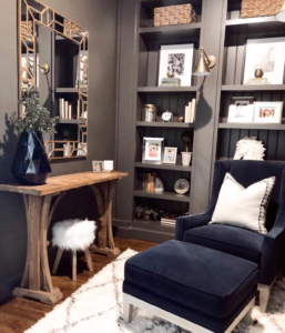 Have a look at my list of the 12 best Sherwin Williams paint colors for dark wood! - urbane bronze