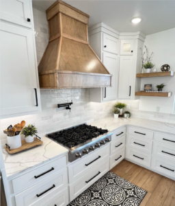 pure white kitchen cabinets