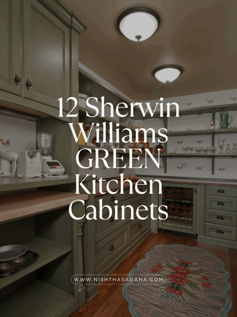 sherwin-williams-GREEN-kitchen-cabinets