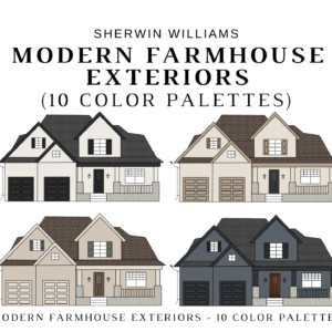 Sherwin Williams MODERN FARMHOUSE EXTERIORS Color Palette