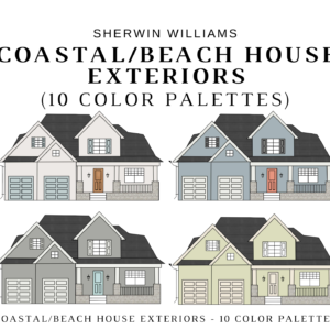 Sherwin Williams COASTAL EXTERIORS Color Palette