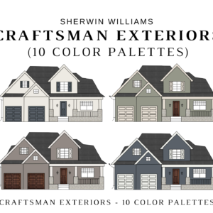 Sherwin Williams CRAFTSMAN EXTERIORS Color Palette
