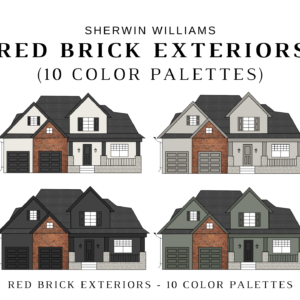 Sherwin Williams RED BRICK EXTERIORS Color Palette