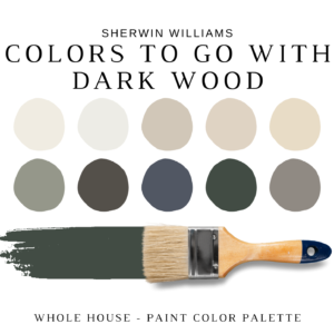 Sherwin Williams DARK HARDWOOD Color Palette