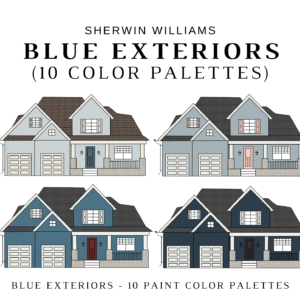 Sherwin Williams BLUE EXTERIORS
